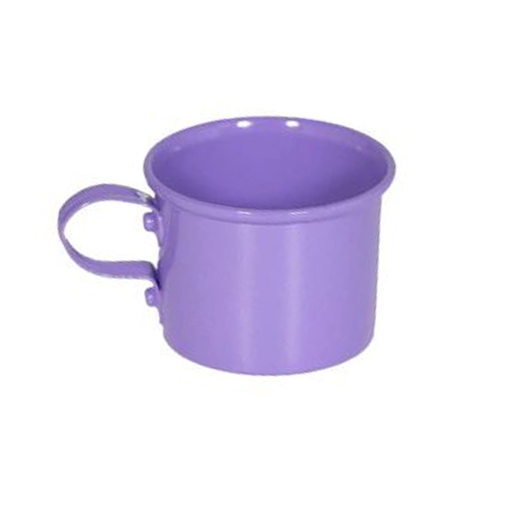 Mini Caneca de Alumínio Colorida de 100 ML 