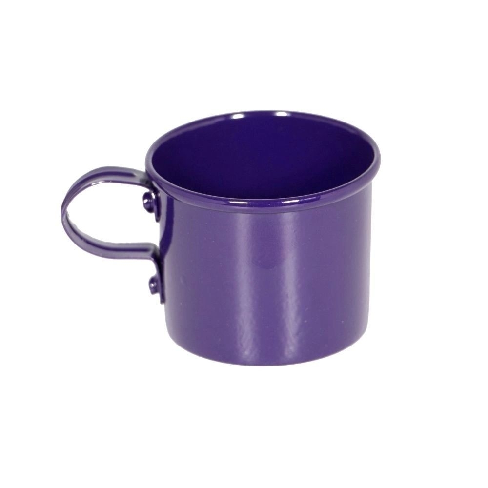 Mini Caneca de Alumínio Colorida de 100 ML 