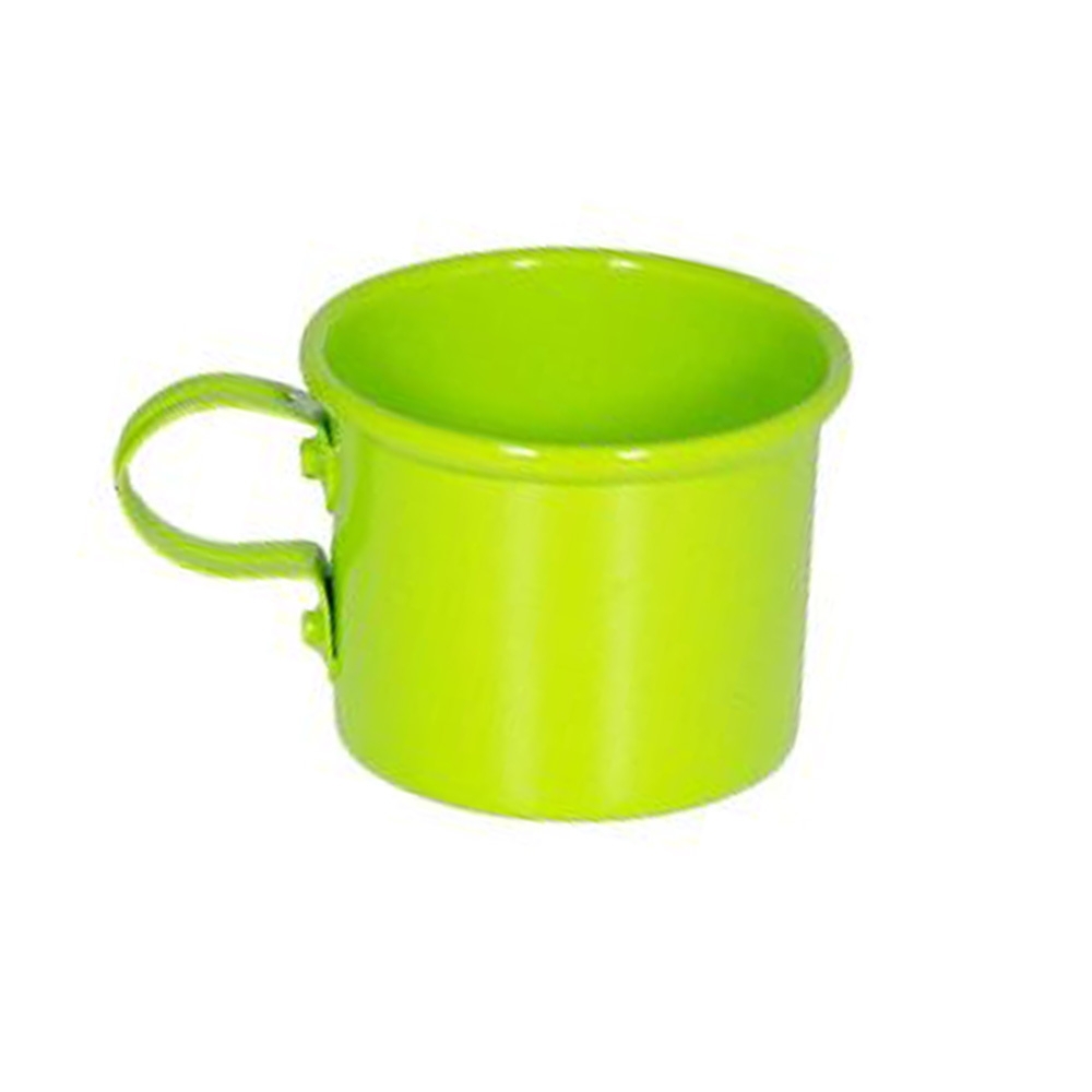 Mini Caneca de Alumínio Colorida de 100 ML 