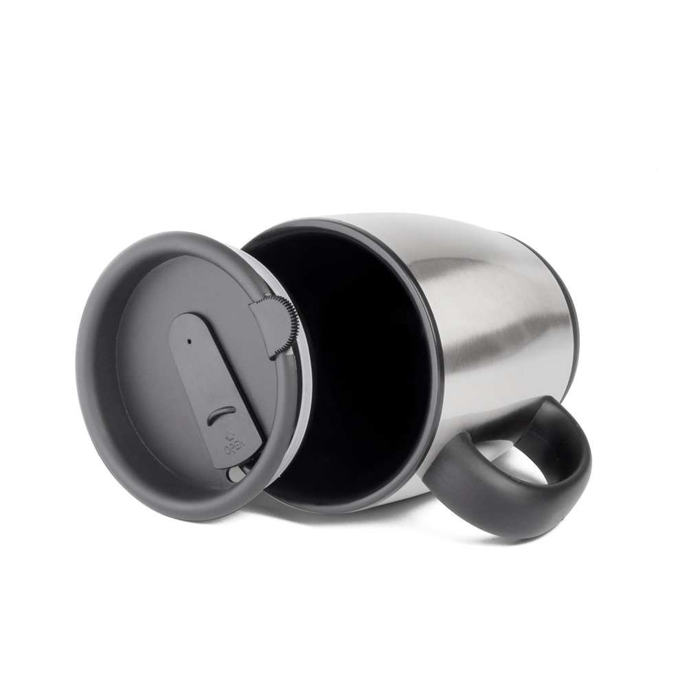 Caneca em aço inox de 450ml