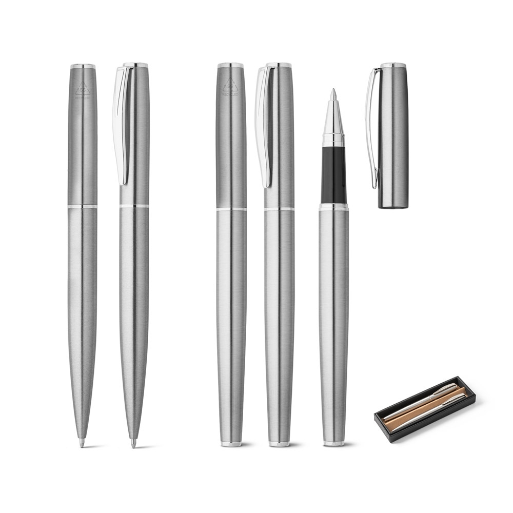 Conjunto de roller e esferográfica