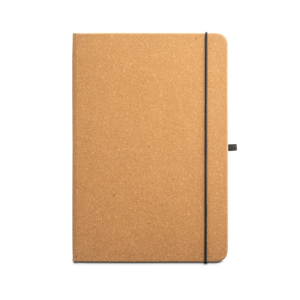 Caderno tipo Moleskine A5 em Couro Reciclado (14x21cm)