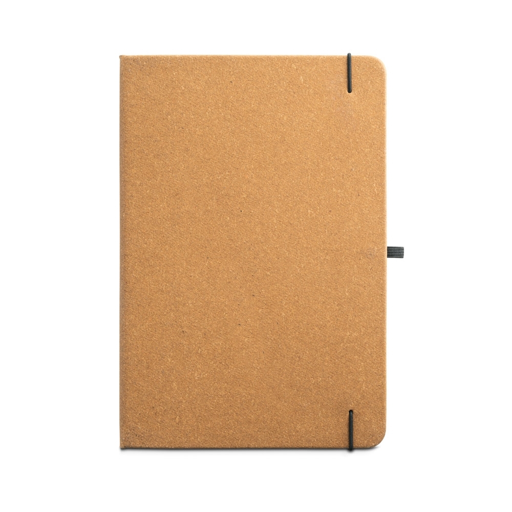 Caderno tipo Moleskine A5 em Couro Reciclado (14x21cm)