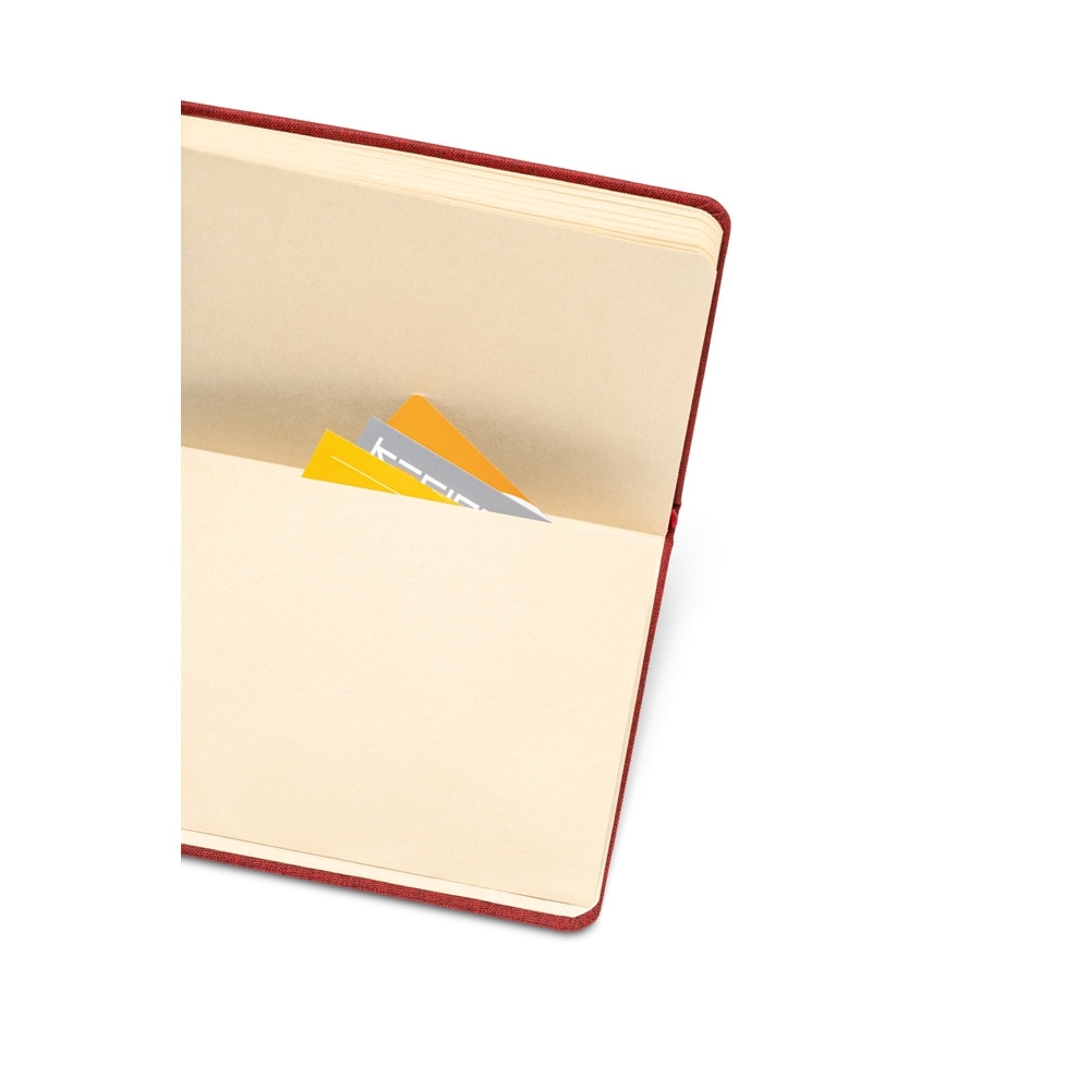 Caderno tipo Moleskine A5 com Capa Dura em rPET (14x21cm)