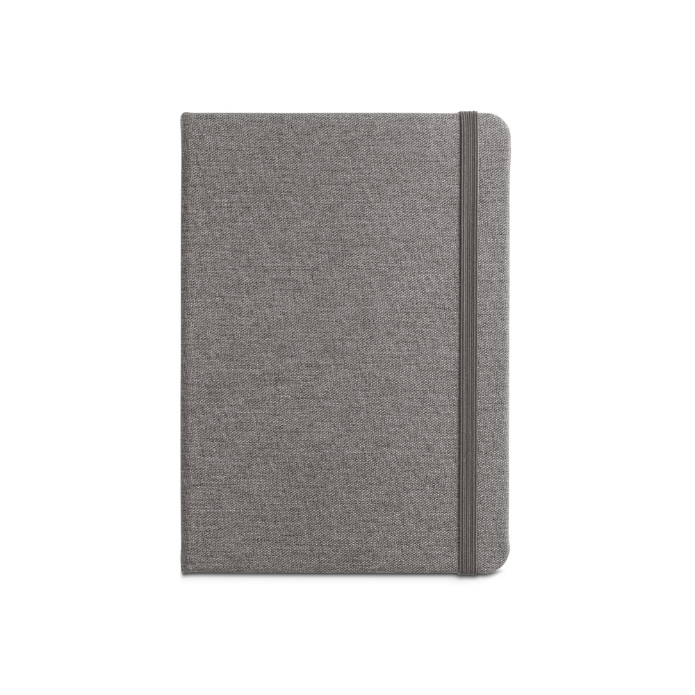 Caderno tipo Moleskine A5 com Capa Dura em rPET (14x21cm)