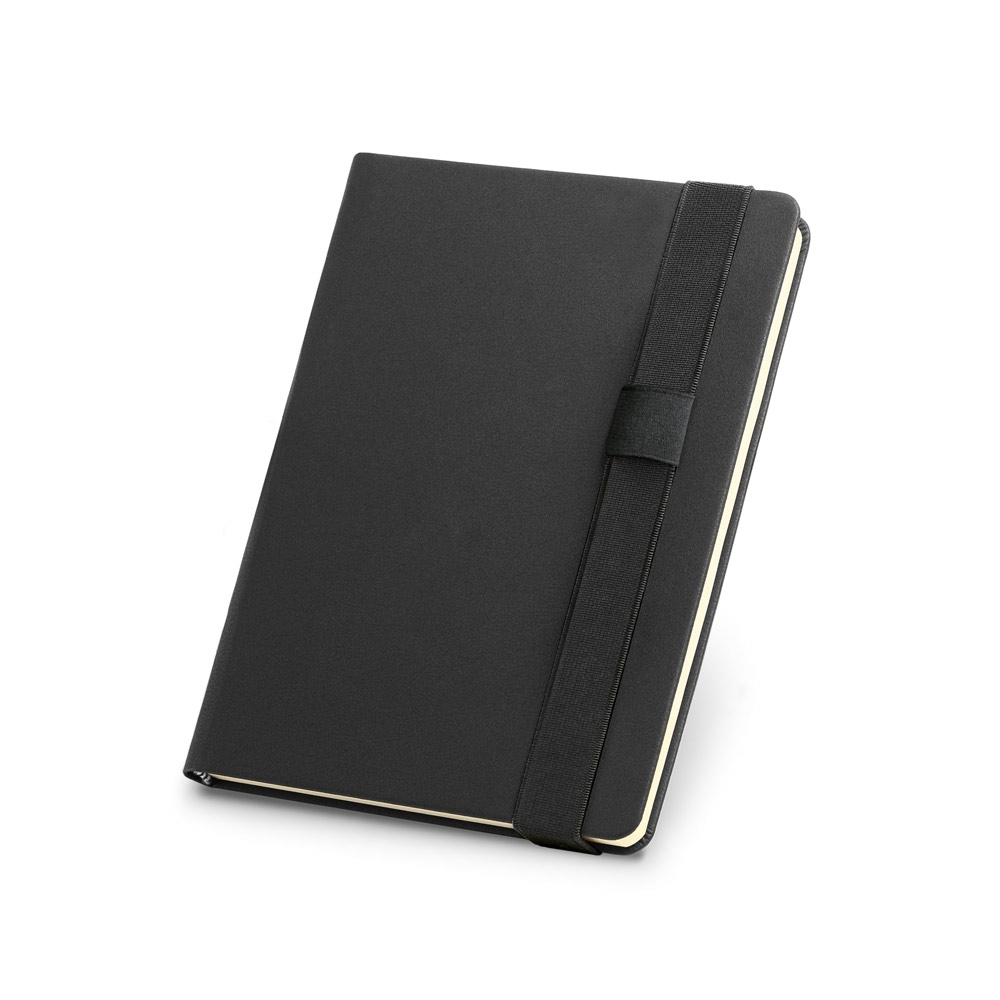  Caderno tipo Moleskine A5 em Couro Sintético (14,5x21cm)