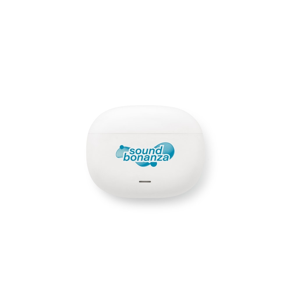 Fone de ouvido wireless em ABS 100% reciclado