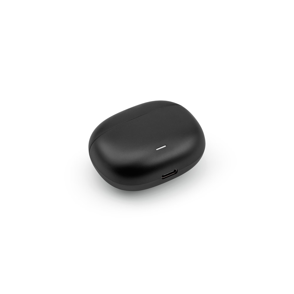 Fone de ouvido wireless em ABS 100% reciclado
