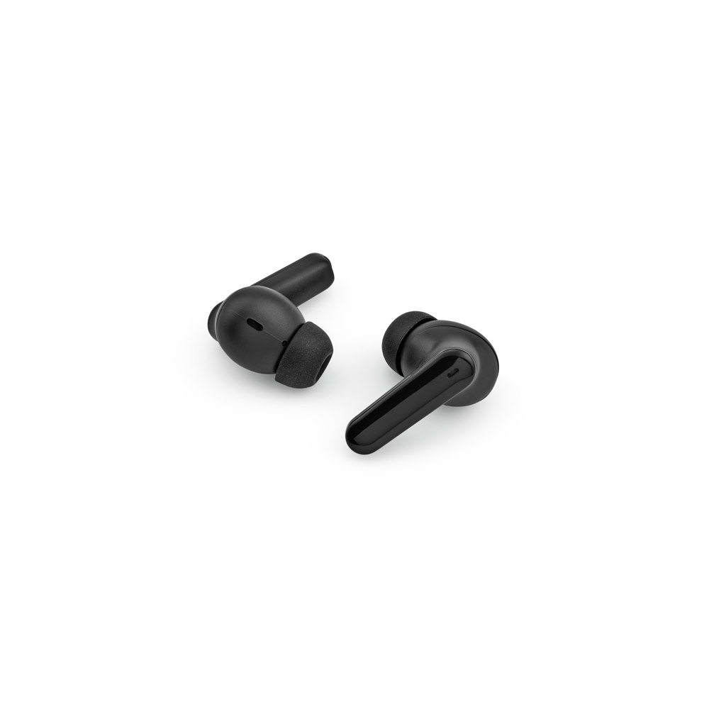 Fone de ouvido wireless em ABS 100% reciclado