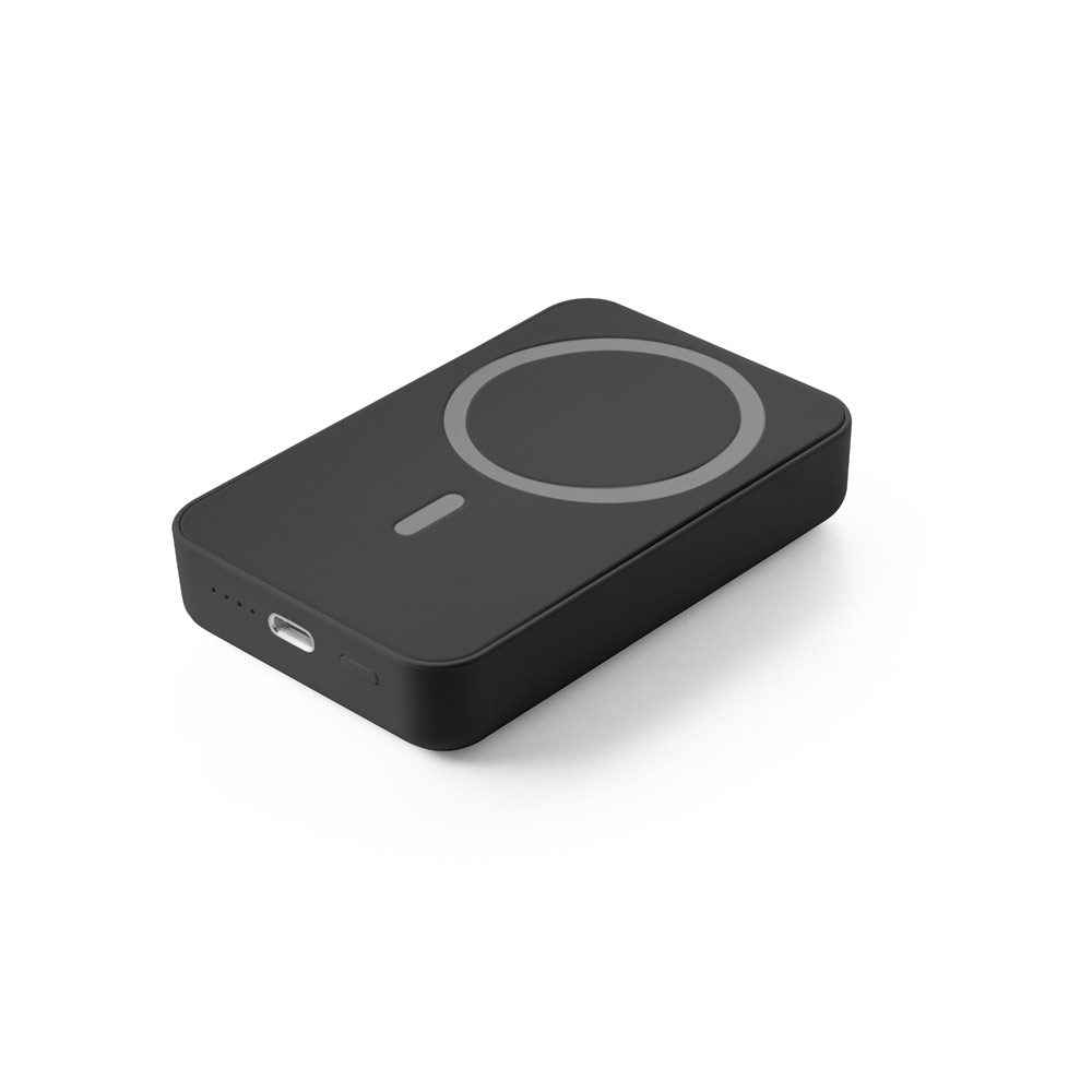 Bateria portátil em ABS 100% reciclado e bateria em lítio 10.000 mAh