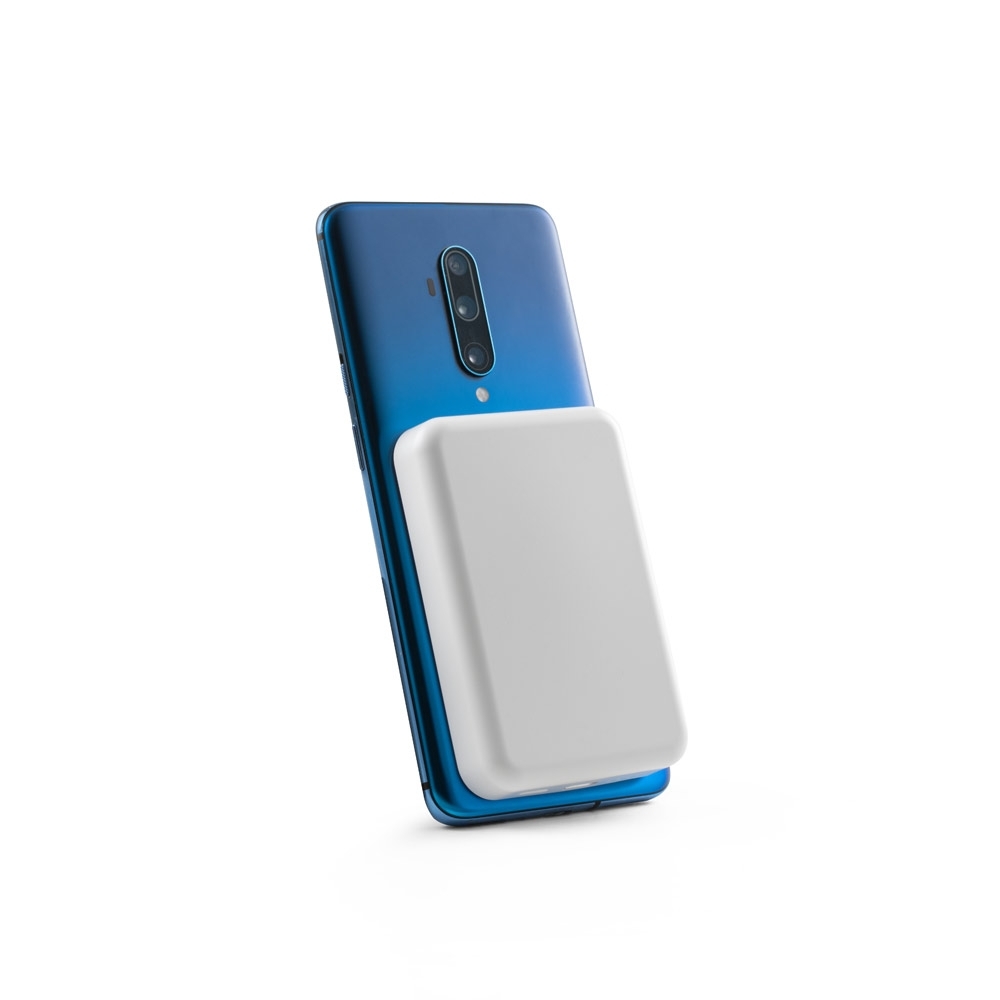 Bateria portátil em ABS 100% reciclado e bateria em lítio 5.000 mAh