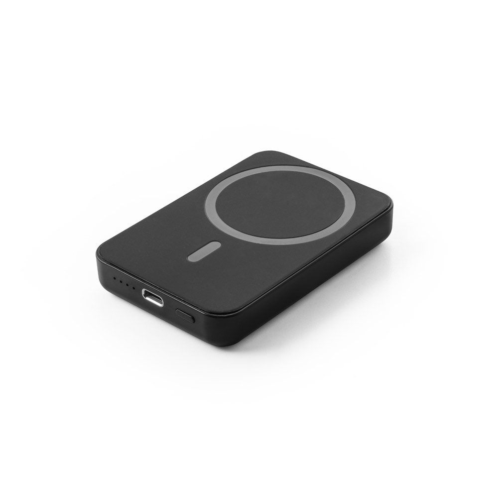 Bateria portátil em ABS 100% reciclado e bateria em lítio 5.000 mAh