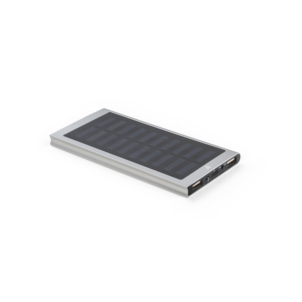 Bateria portátil em alumínio 100% reciclado 8.000 mAh