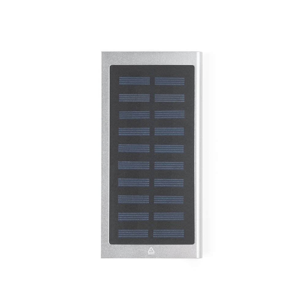 Bateria portátil em alumínio 100% reciclado 8.000 mAh