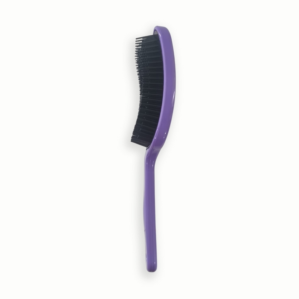 Escova raquete curvada