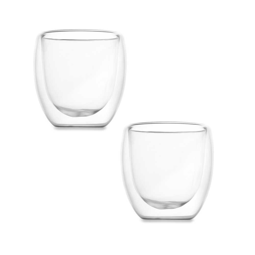 Conjunto com 2 copos de vidro