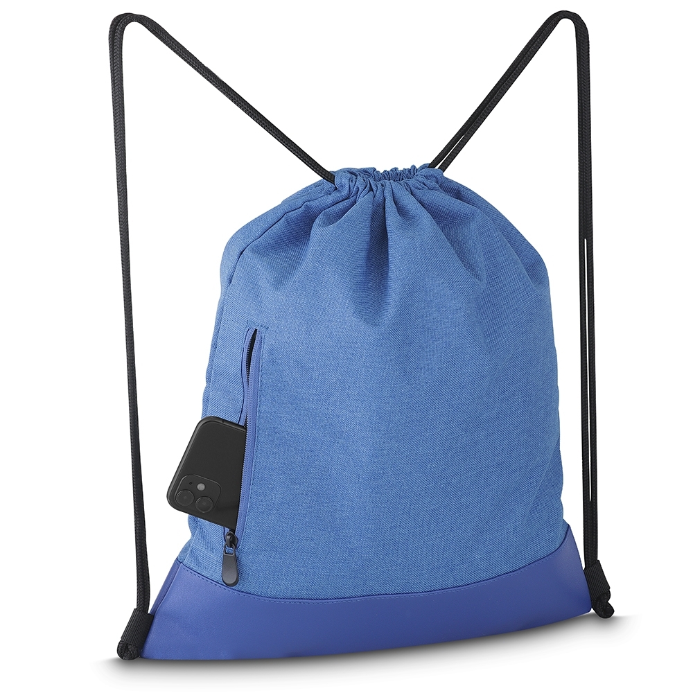 Sacola/Mochila Poliéster 210D e PU (43x35cm)