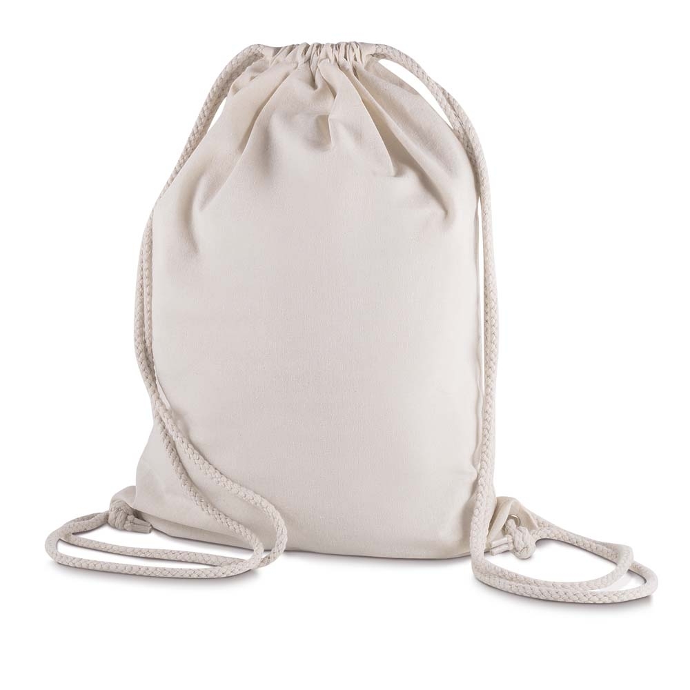 Sacola/Mochila em algodão 145g/m² (41x33cm)
