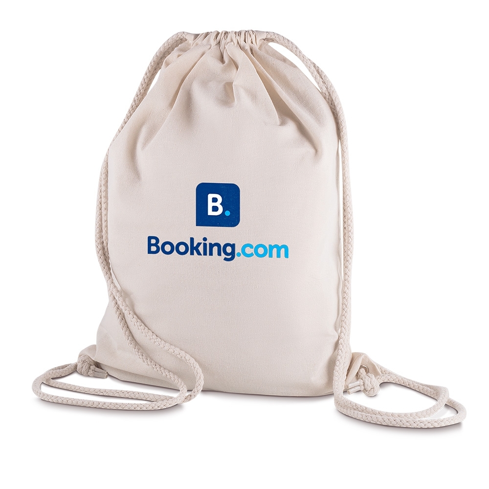 Sacola/Mochila em algodão 145g/m² (41x33cm)