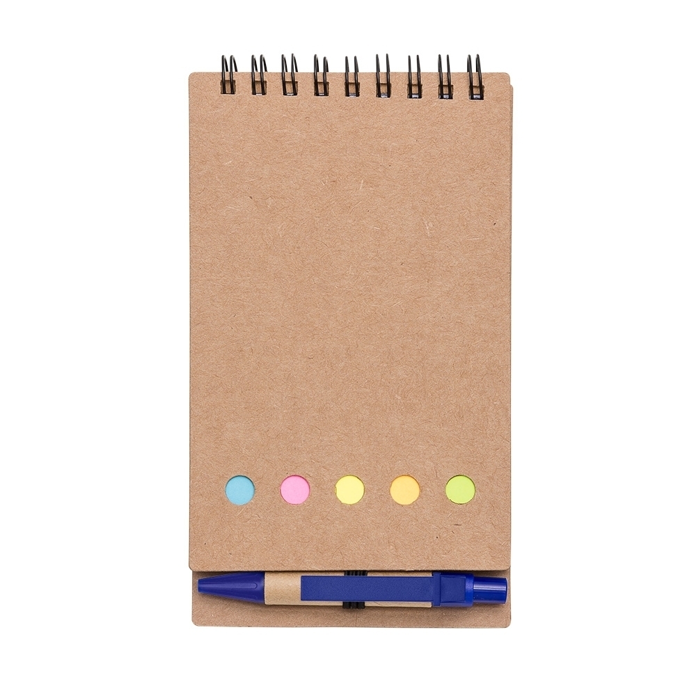 Bloco de Anotações com Caneta e Autoadesivo 10 CM X 8,5 CM