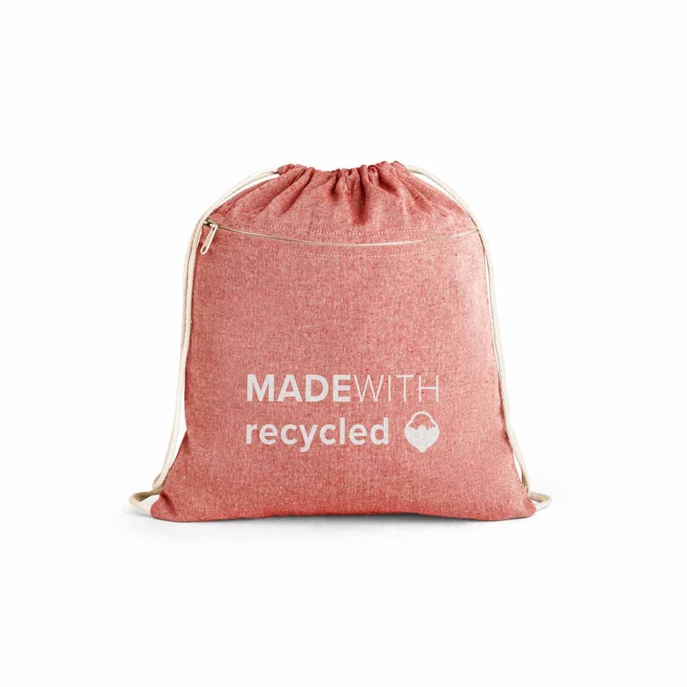 Sacola Tipo Mochila - Algodão Reciclado