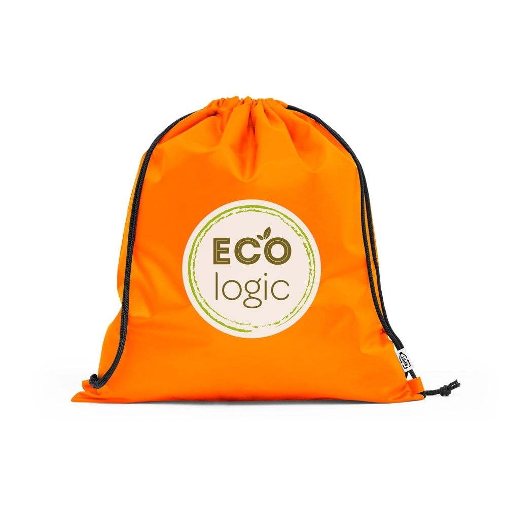 Sacola tipo mochila em rPET