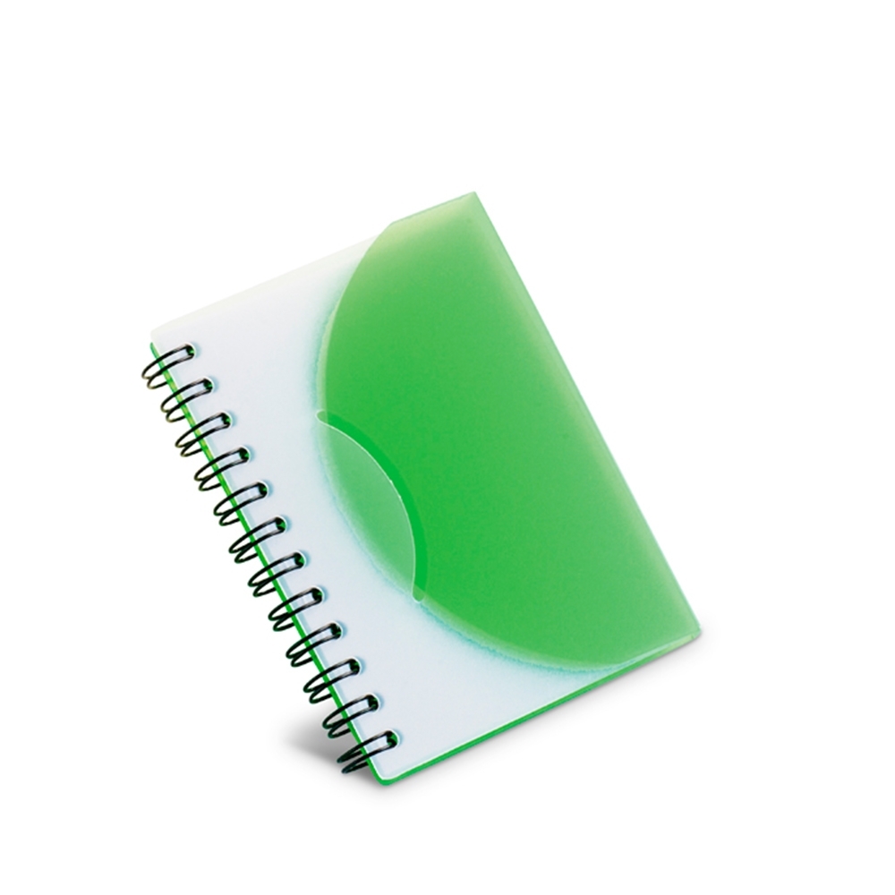 Bloco de Anotações de Plástico 10,8 cm x 7,8 cm