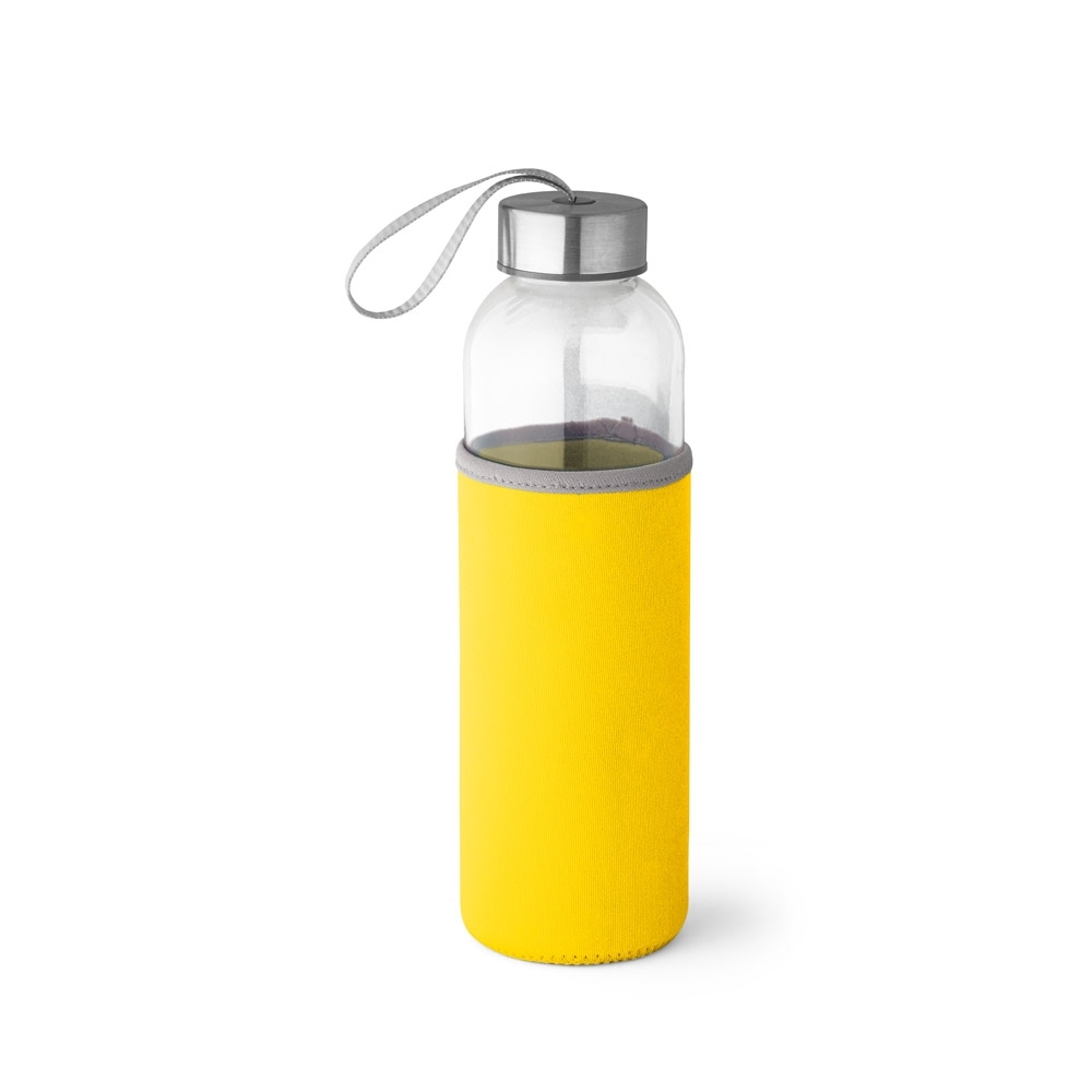 Squeeze de vidro com tampa de inox, 520ml 