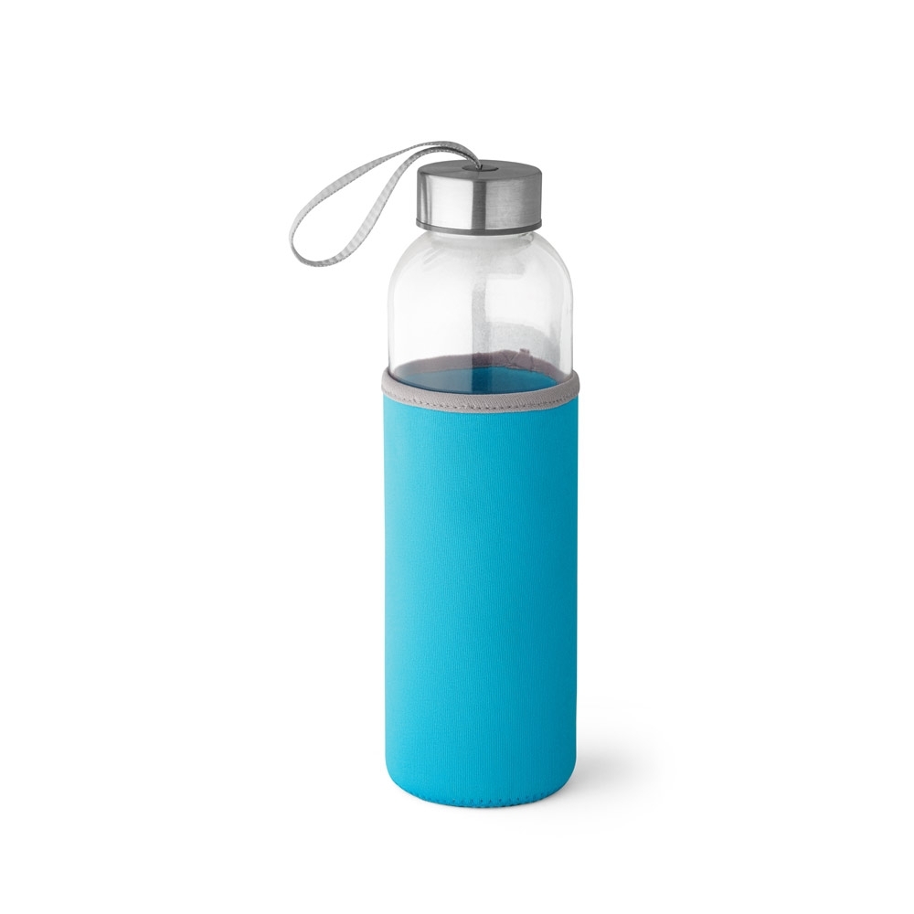 Squeeze de vidro com tampa de inox, 520ml 