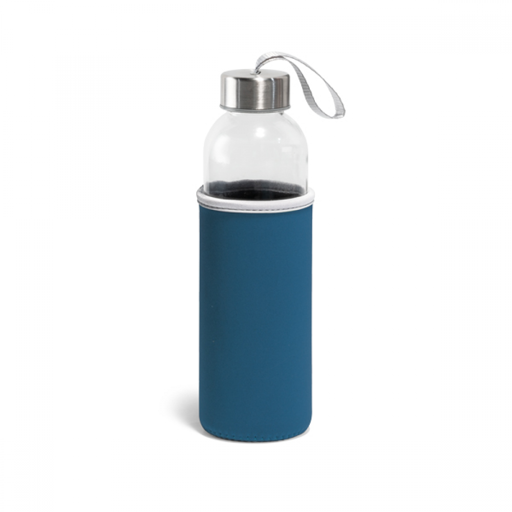 Squeeze de vidro com tampa de inox, 520ml 