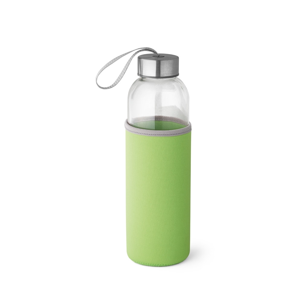 Squeeze de vidro com tampa de inox, 520ml 