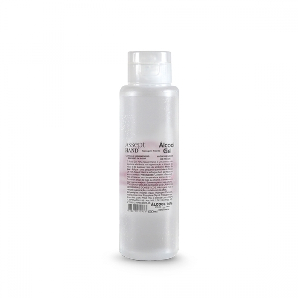 Álcool Gel 70% antisséptico 100ml 