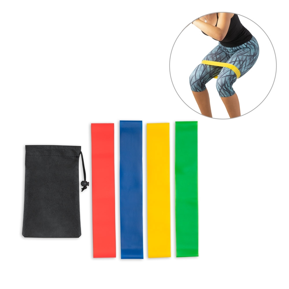 Conjunto de 4 Bandas Elásticas