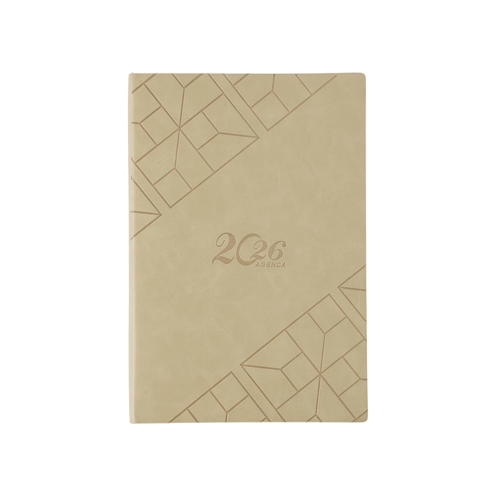 Agenda Couro Sintético 2026 20,9 x 14,5