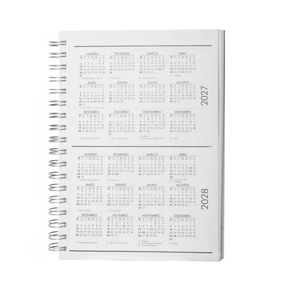 Caderno Planner Capa em PU 24,0 x 18,5