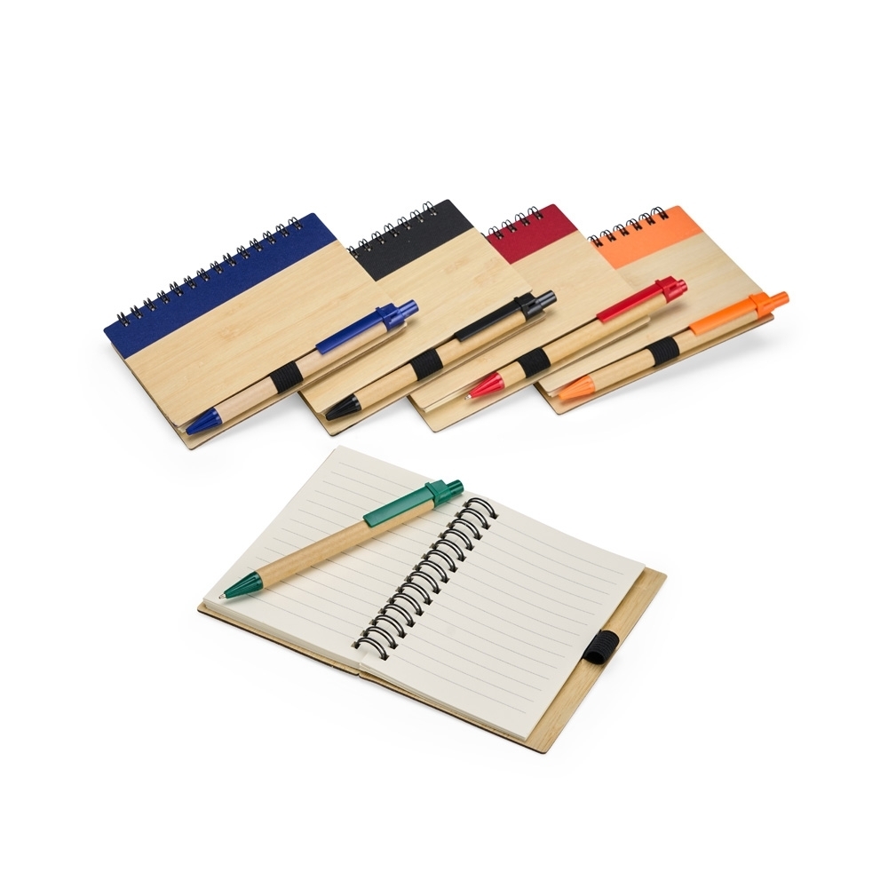 Caderno Ecológico com Caneta 13,5 x 10,5