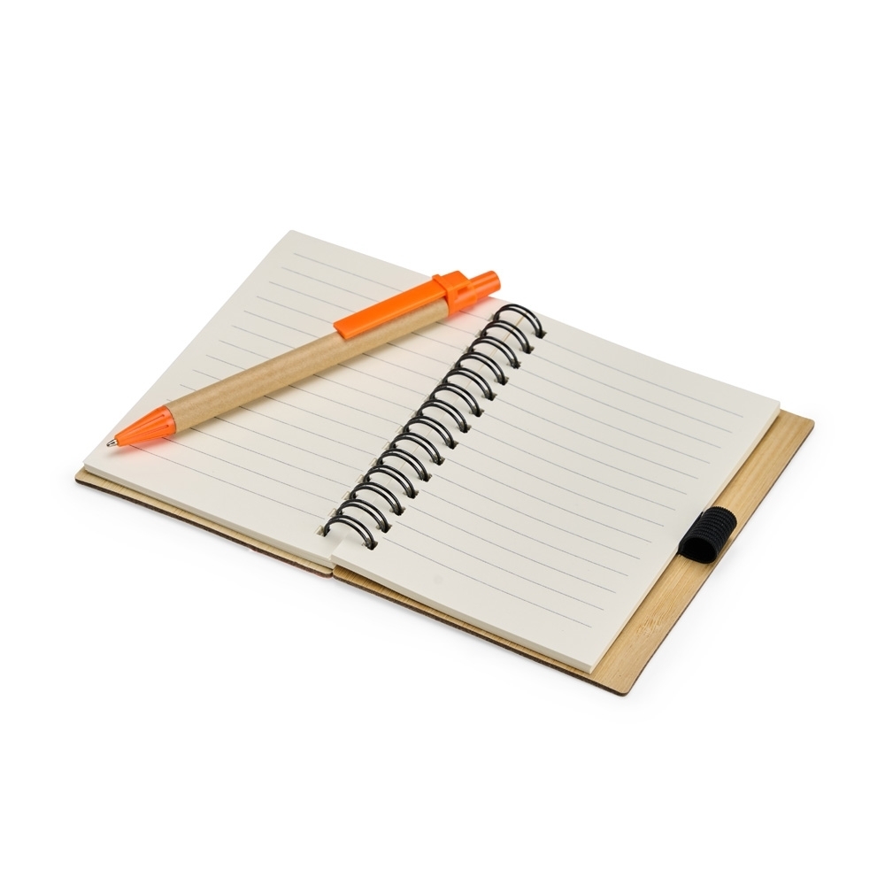 Caderno Ecológico com Caneta 13,5 x 10,5