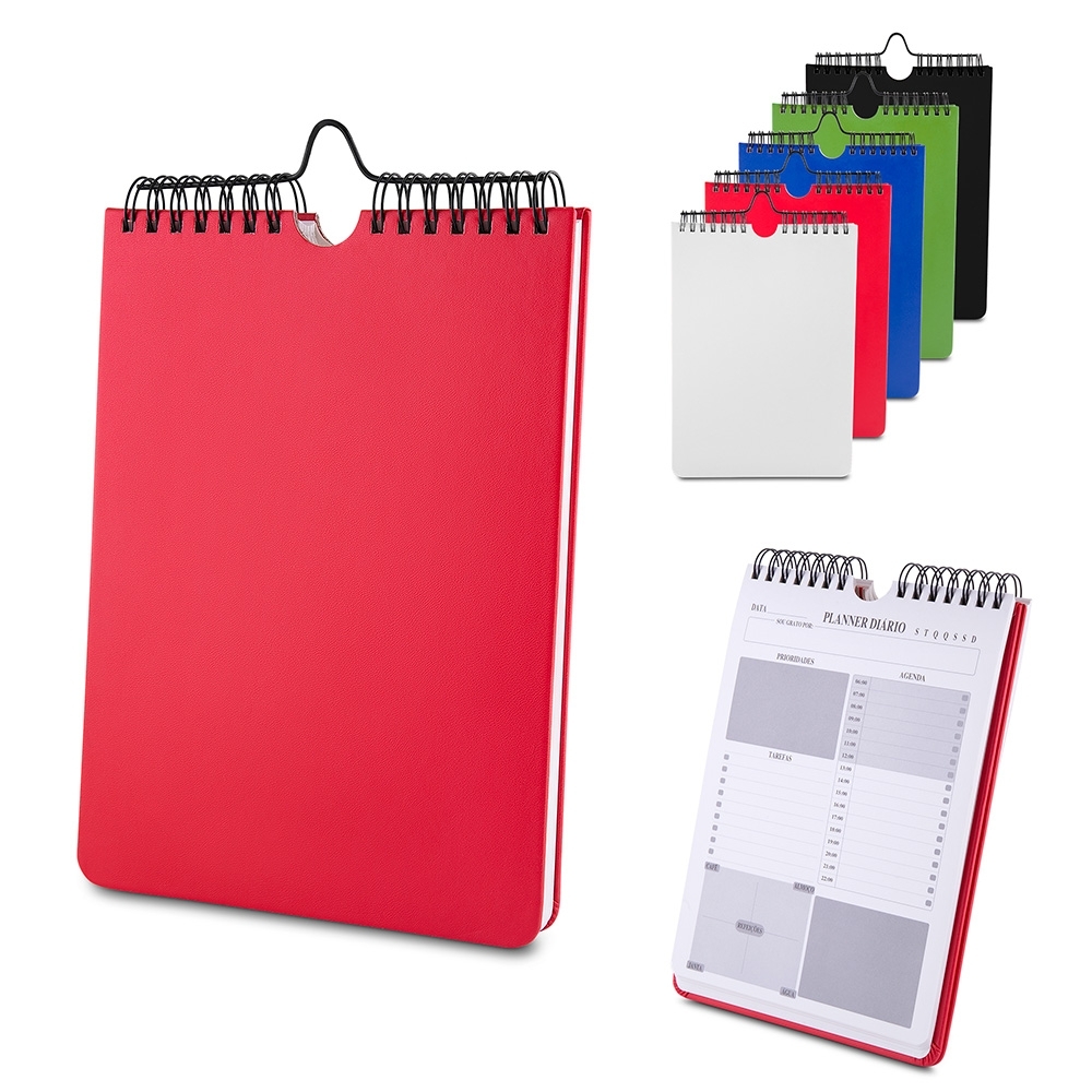Caderno Planner com Capa em PU 22,5 x 15,7