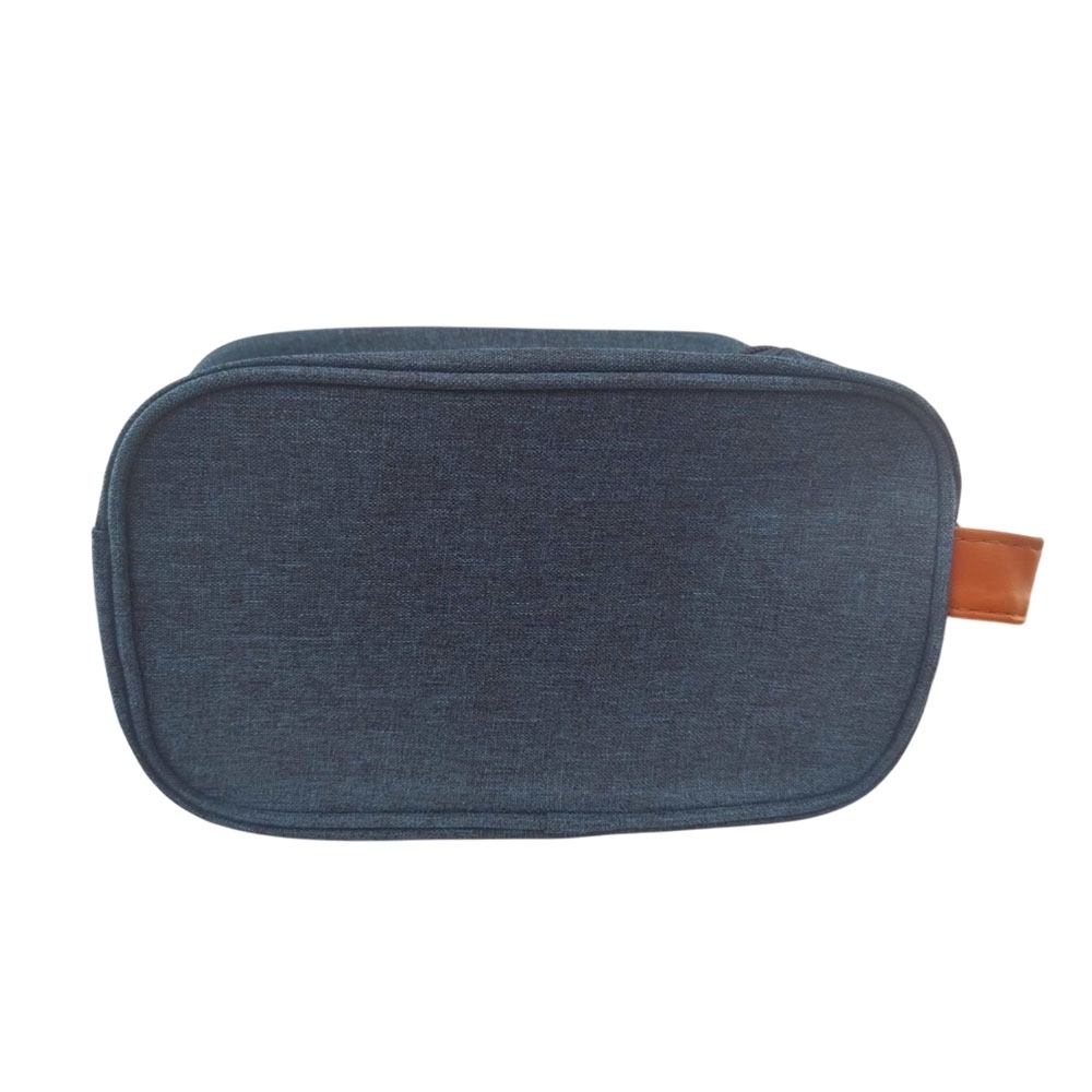 Bolsa para cosméticos em 600D de alta densidade e pega em PU
