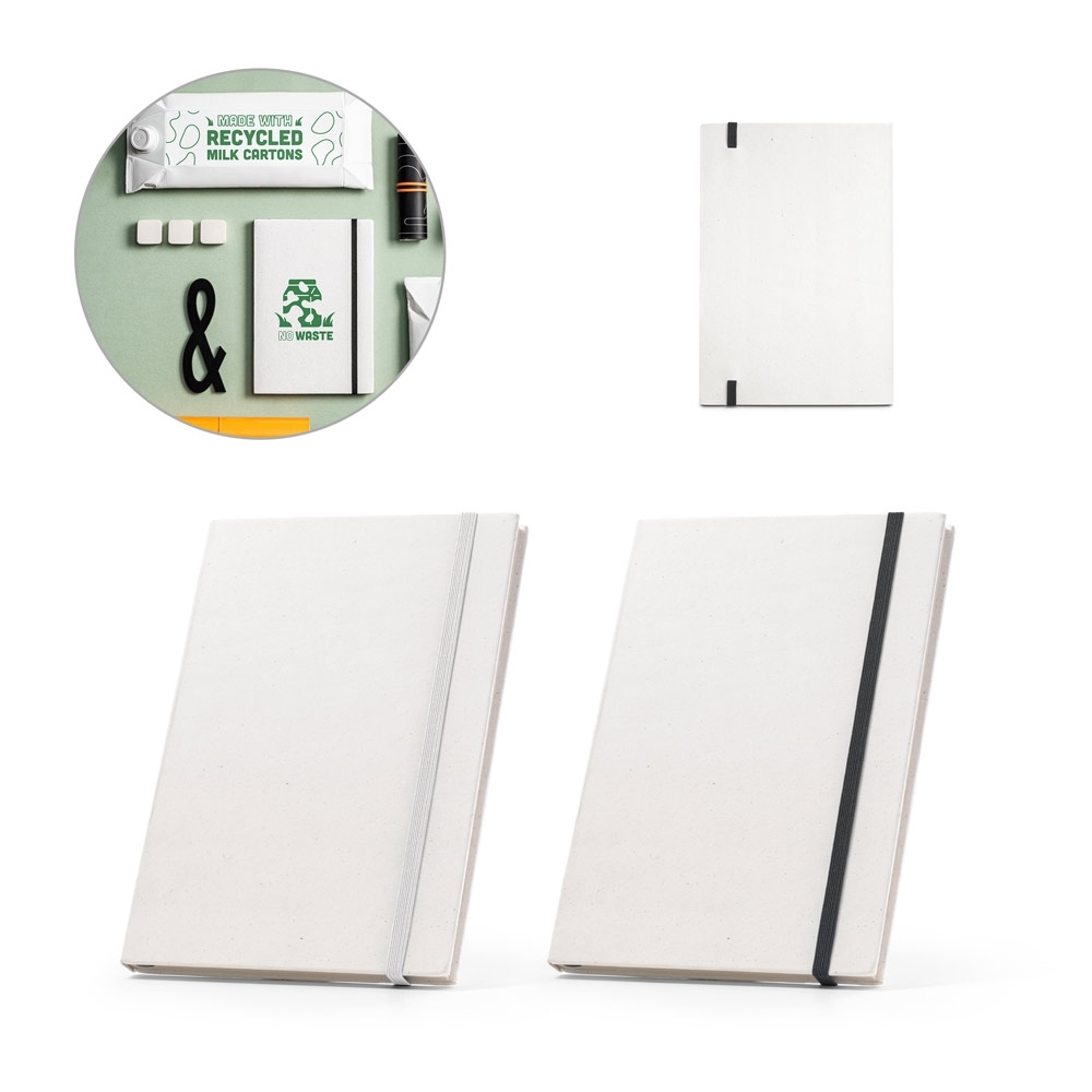 Caderno tipo Moleskine A5 em Reciclado (14,5x21cm)