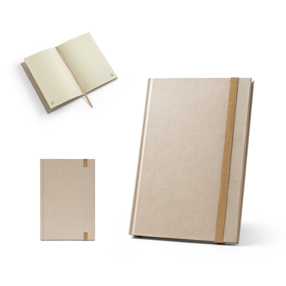  Caderno A5 de capa dura com folhas pautadas 14,7 x 21,6
