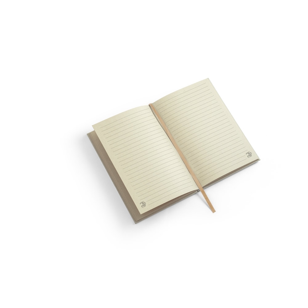  Caderno A5 de capa dura com folhas pautadas 14,7 x 21,6