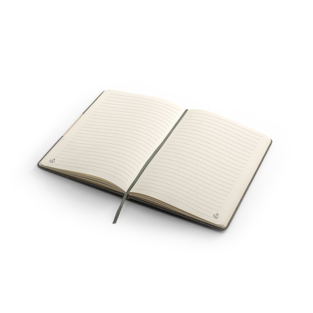 Caderno tipo Moleskine 14,6x21cm