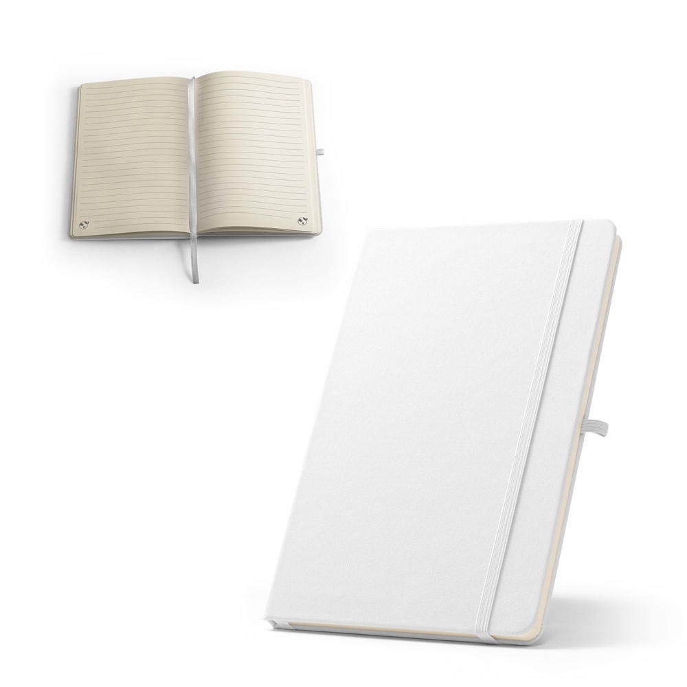 Caderno A5 de capa dura em PET 
