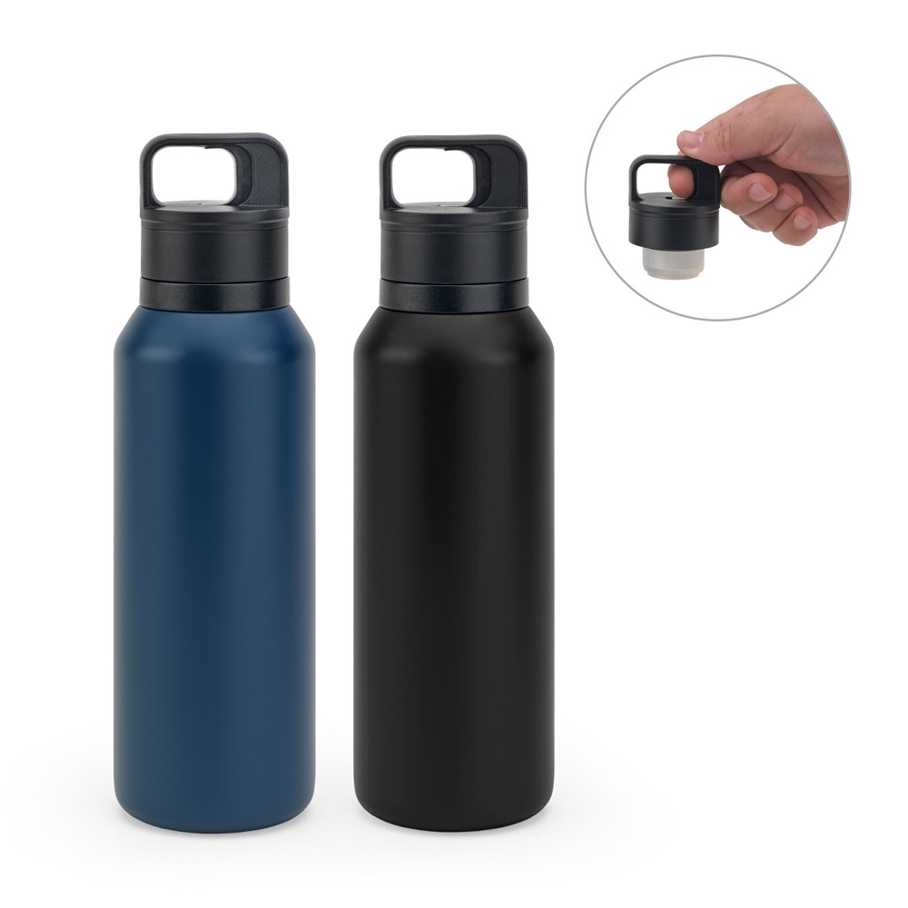 Garrafa em aço 91% inoxidável 590 mL