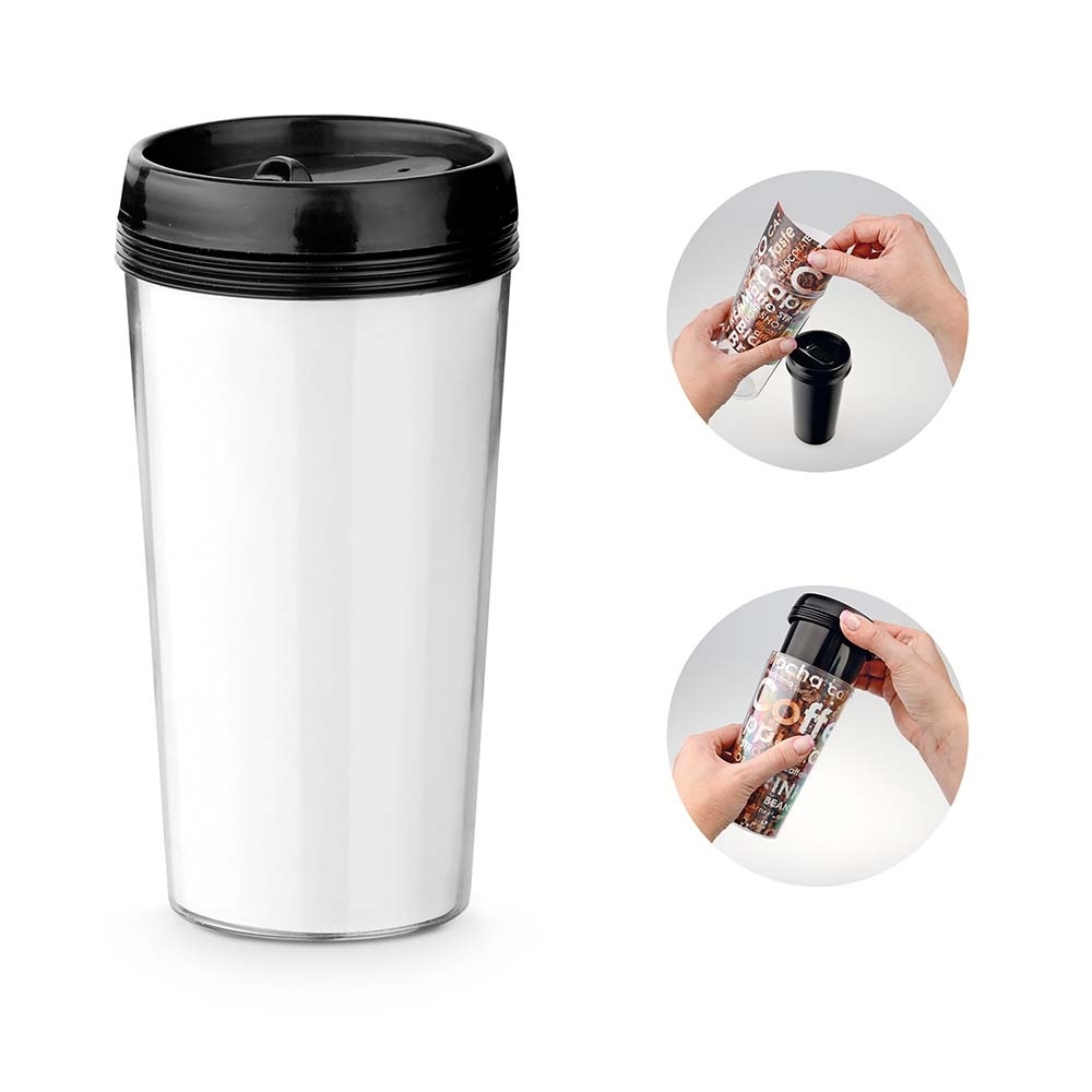 Copo de viagem WERNER, 520 ml.