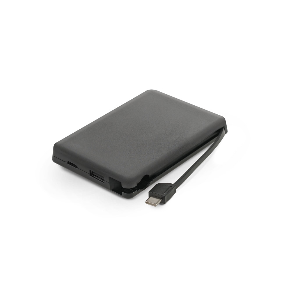 Bateria portátil em ABS 100% reciclado, 10.000 mAh