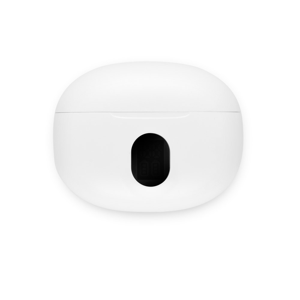 Fones de ouvido wireless em ABS 100% reciclado e autonomia de 4h