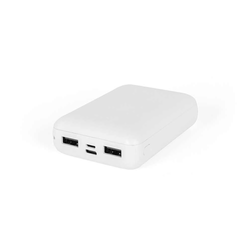 Bateria portátil em ABS 100% reciclado, 10.000 mAh