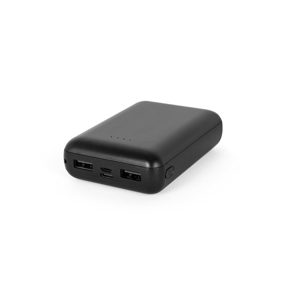 Bateria portátil em ABS 100% reciclado, 10.000 mAh